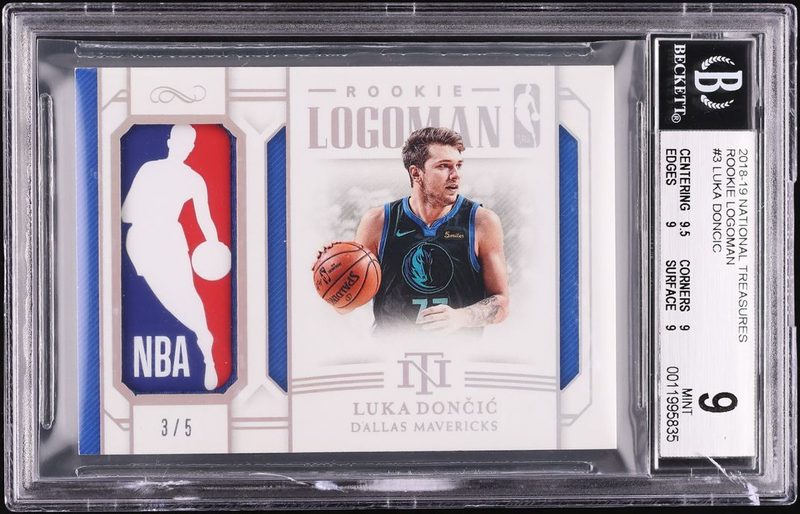 2018 Panini National Treasures Rookie Logoman Luka Doncic 3
