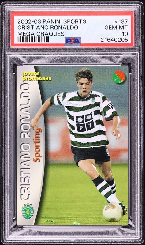2002-03 Panini Sports Mega Craques Cristiano Ronaldo 137
