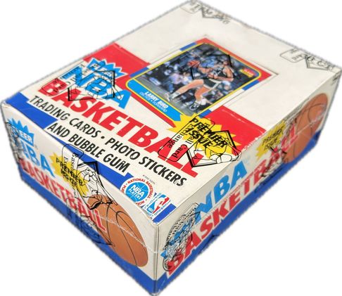 1986 Fleer Basketball Unopened Wax Box - 36ct Packs - BBCE AUTH