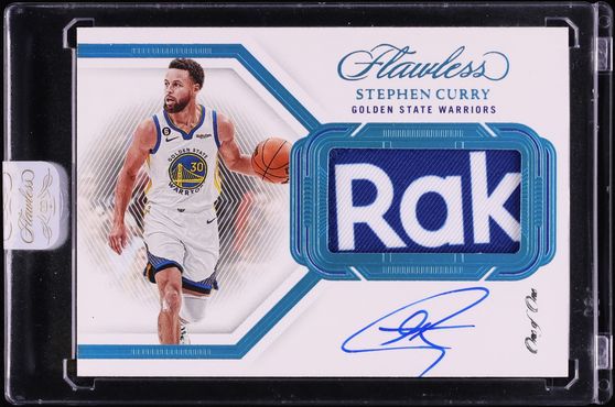 2022 Panini Flawless Horizontal Platinum Stephen Curry PATCH AUTO 1/1 #HPA-SCY