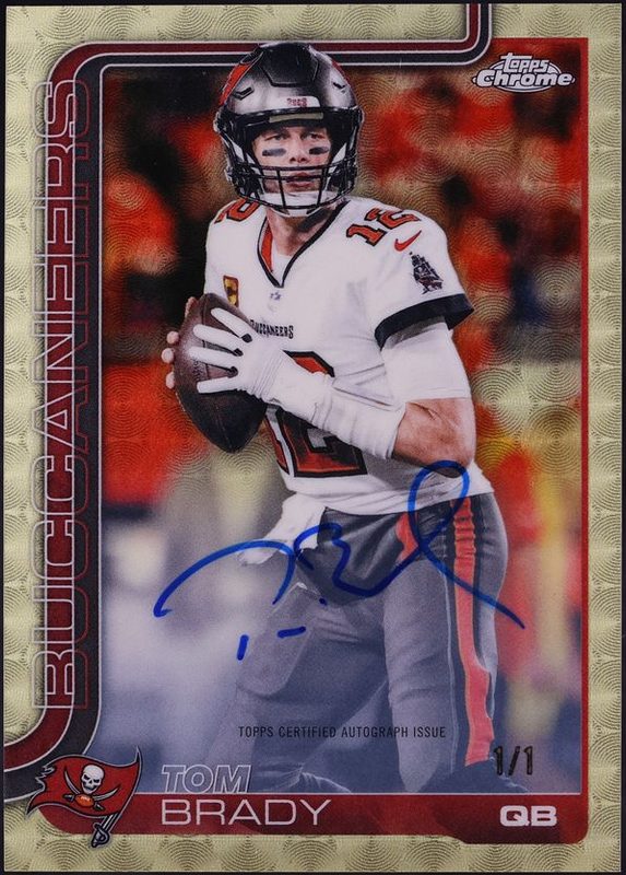 2025 Topps Chrome Legend Superfractor Tom Brady AUTO 1/1 #CLA-TB CGC AUTH