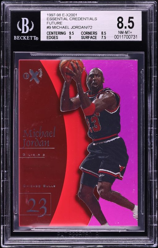 1997 E-X2001 Essential Credentials Future Michael Jordan/72 9