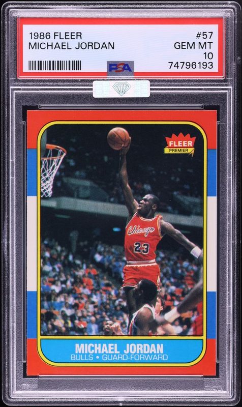 1986 Fleer Michael Jordan 57