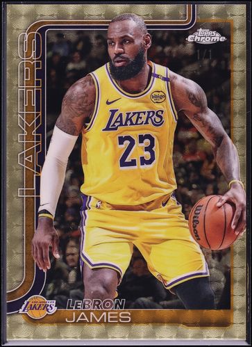 2025 Topps Chrome Superfractor LeBron James 1/1 #127 CGC AUTH