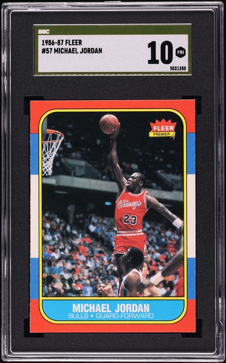 1986 Fleer Michael Jordan 57